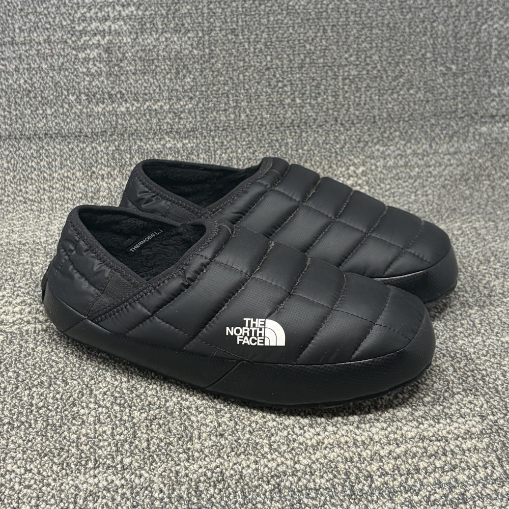 The North Face ThermoBall Traction Mule V Slippers Mens Size 8 Black Slip On